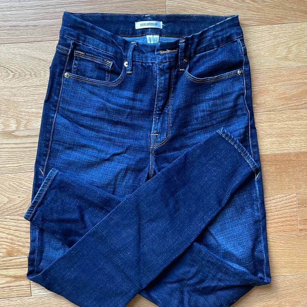 Size 6 Good American Good Waist jeans